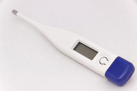 Medical Thermometer On White Background