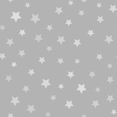 Stars seamless pattern. Randomly abstract vector texture with stars.