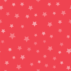 Stars seamless pattern. Randomly abstract vector texture with stars.