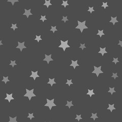 Stars seamless pattern. Randomly abstract vector texture with stars.
