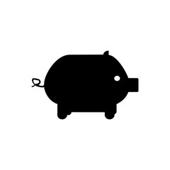 Money piggy icon. Savings sign