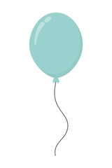 Isolated balloon with rope design