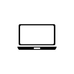 Computer icon. Monitor screen sign