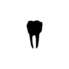 Tooth icon. Dental hospital symbol
