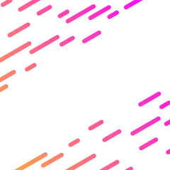 Colorful diagonal simple speed lines. Vector motion effect