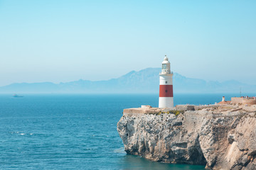 Lighthouse of Gibraltar in Spain / England - Point of Europe © luis