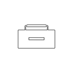 Repair bag icon. Work button
