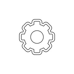 Gear icon. Web settings button