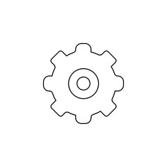 Gear icon. Web settings button