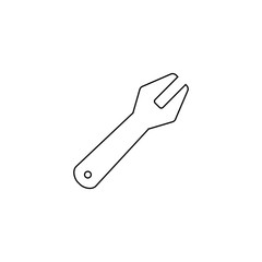 Repair key icon. Work symbol