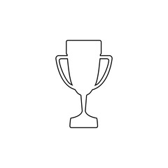 Championship cup icon. Award symbol