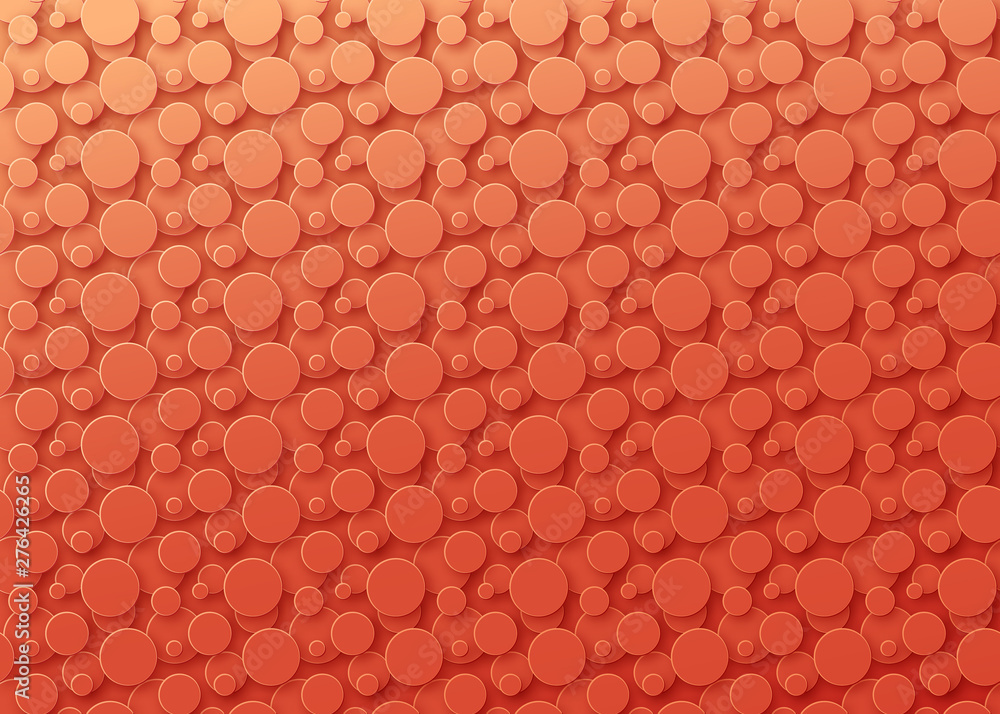 Poster abstract background with rings. texture circles spheres. pattern 3d round elements