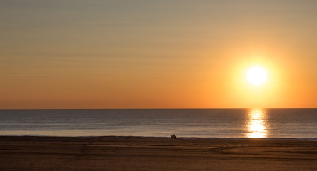 Sunrise Over the Ocean