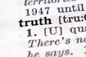 Definition of word Truth