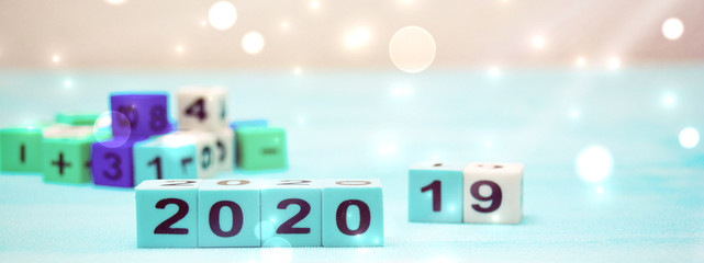 Silvester - Neujahr - 2019 - 2020 Hintergrund Panorama Jahreswechsel