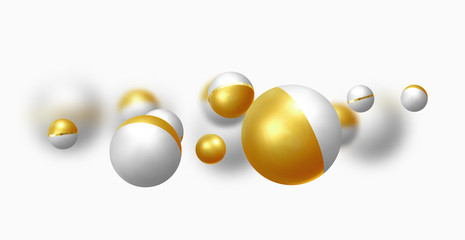 Light colored Background with white balls