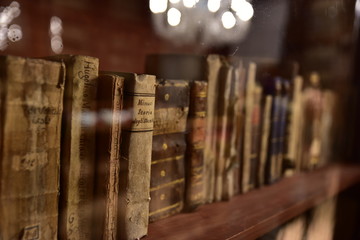 vieux livre bois bibliothèque venise italie