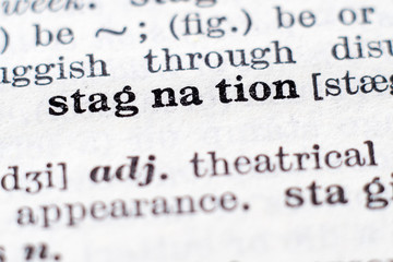 Definition of word Stagnation