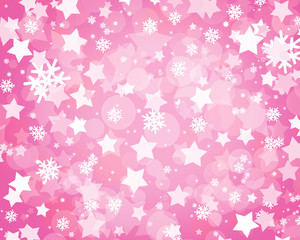 Beautiful background with winter decorative snowflakes