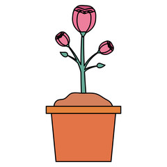 tools decoration gardening flat design