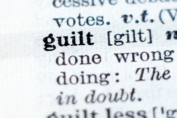 Definition of word guilt