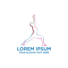 Yoga colorful logo/identity design