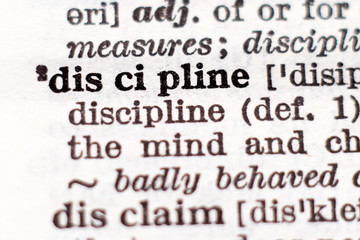 Definition of word discipline