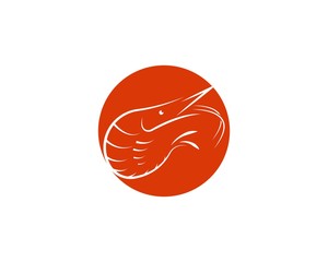 Shrimp vector illustration design