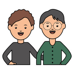 young male teachers education characters