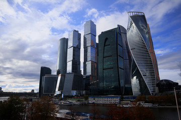 skyscrapers in Moscow