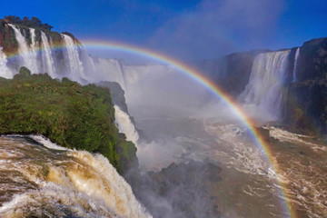 Rainbow at the Iguacu Waterfalls