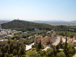 Fototapeta na wymiar The theater of Herodion Atticus, Athens