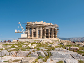 Parthenon temple in Athens