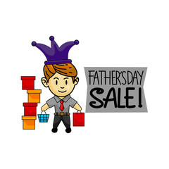 Happy Father's Day Template Illustration Vector Design