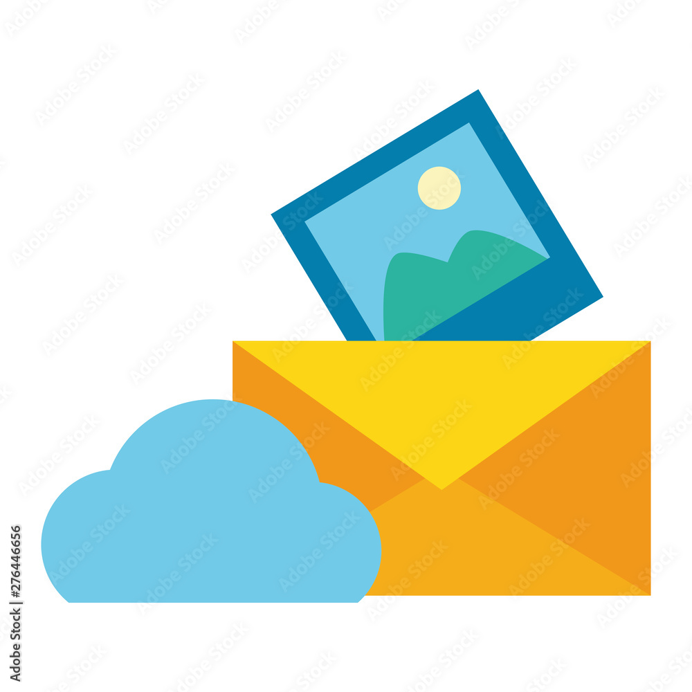 Poster cloud computing send email picture