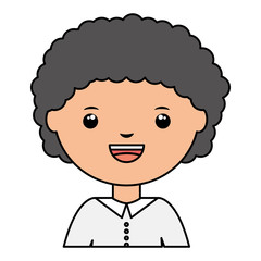 cute little student boy character