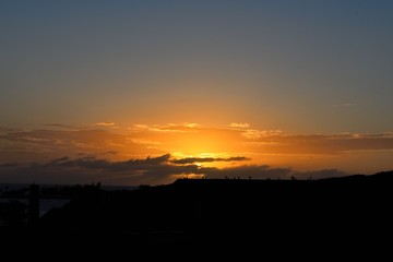 sunset in Puerto Rico