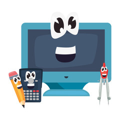 back to school flat design