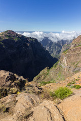 Fototapeta na wymiar Views of Pico Arieiro in Madeira (Portugal)