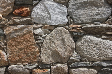 big wall stone