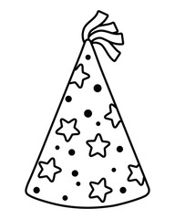 Happy Birthday and celebration hat design