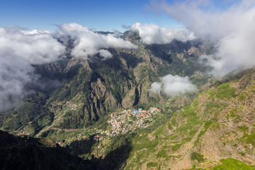 Fototapeta na wymiar Views of Curral das Freiras in Madeira (Portugal)