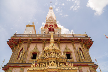 Fototapeta premium Wat Chalong TEMPLE in Phuket, Thailand, Asia