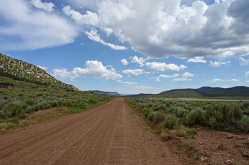The rugged, unimproved road to Toroweap in Grand Canyon National Park, Arizona.