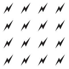 black and white vector power pattern