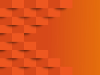 Orange colored flat background. Use for design.	