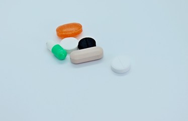 Pharmaceutical pills and vitamins