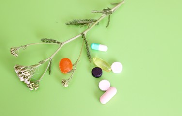 Pharmaceutical pills and vitamins