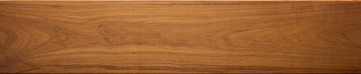 Teak wood (Tectona grandis)  wood texture, in wide format. Raw unfinished surface. Prized wood for...