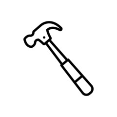 Black line icon for maintenance 